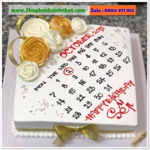Bánh Sinh Nhật Cuốn Lịch - CL94